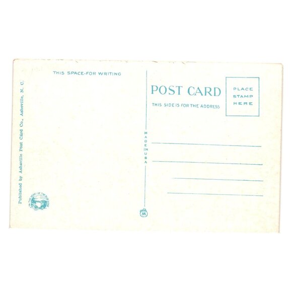 Sunrise Over Luray VA Blue Ridge Mountains Vintage Postcard Asheville Post Card - Picture 2 of 2